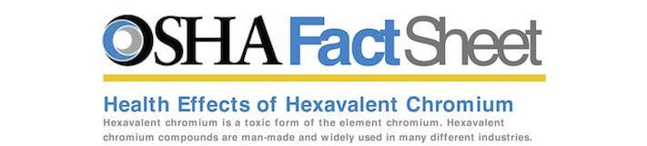 OSHA Hexavalent Chromium Fact Sheet